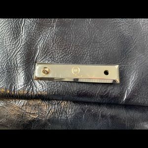 McQ by Alexander McQueen Patent Crossbody Clutch